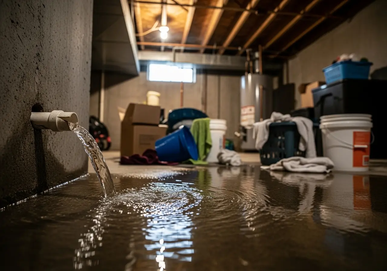 Rohrbruch und Wasserschaden